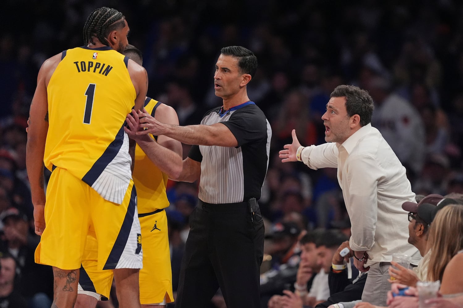 Pacers Knicks Basketball