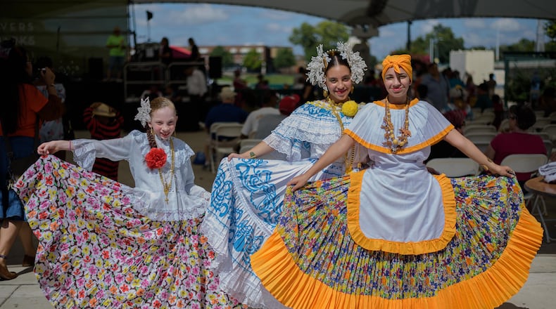 The Hispanic Heritage Festival celebrated its 18th year with dancing, food and fun on Saturday, Sept. 15 at RiverScape MetroPark in Dayton. TOM GILLIAM / CONTRIBUTING PHOTOGRAPHER
