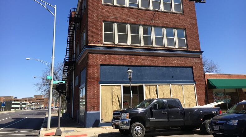Richard and Lydia Montgomery are seeking a tax abatement to redevelop a building in downtown Middletown located at 1201 Central Ave. The couple are proposing a bicycle shop in the street level retail space and a single family residence on the upper floor. ED RICHTER/STAFF