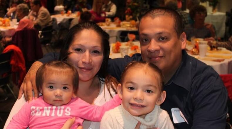 Paulino and Pauline Alejos, along with their daughters, were helped by Family Promise after they moved to Butler County from California. The family credits the non-profit with helping them find housing and employment.