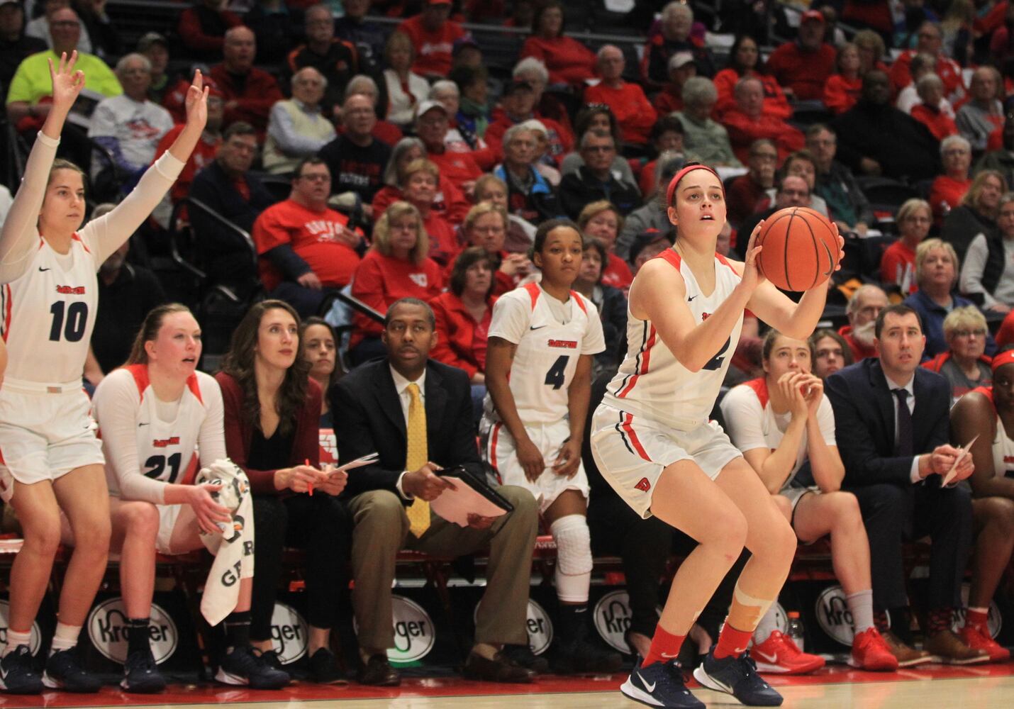 Photos: Dayton Flyers women's basketball wins big in School Day game