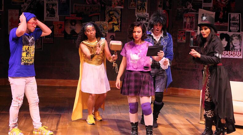 The cast of the Human Race Theatre Company's production of "Airness."