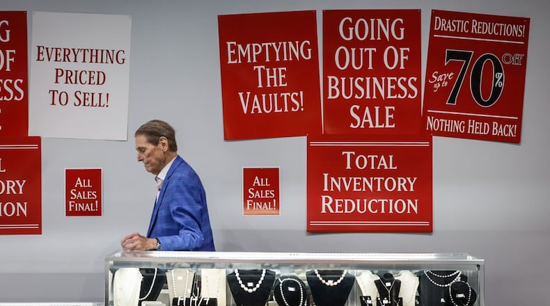 Larry Jaffe, owner of Jaffe Jewelers in Oakwood, is closing its doors after 40+ years in business. Jaffe is a third generation Dayton jeweler. He plans to move to Florida. JIM NOELKER/STAFF