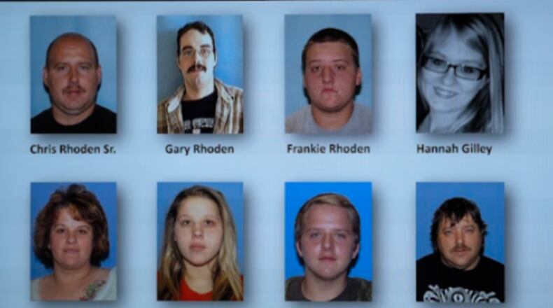 Eight members of the Rhoden family were killed in their Pike County, Ohio homes April 22, 2016. CONTRIBUTED/WCPO