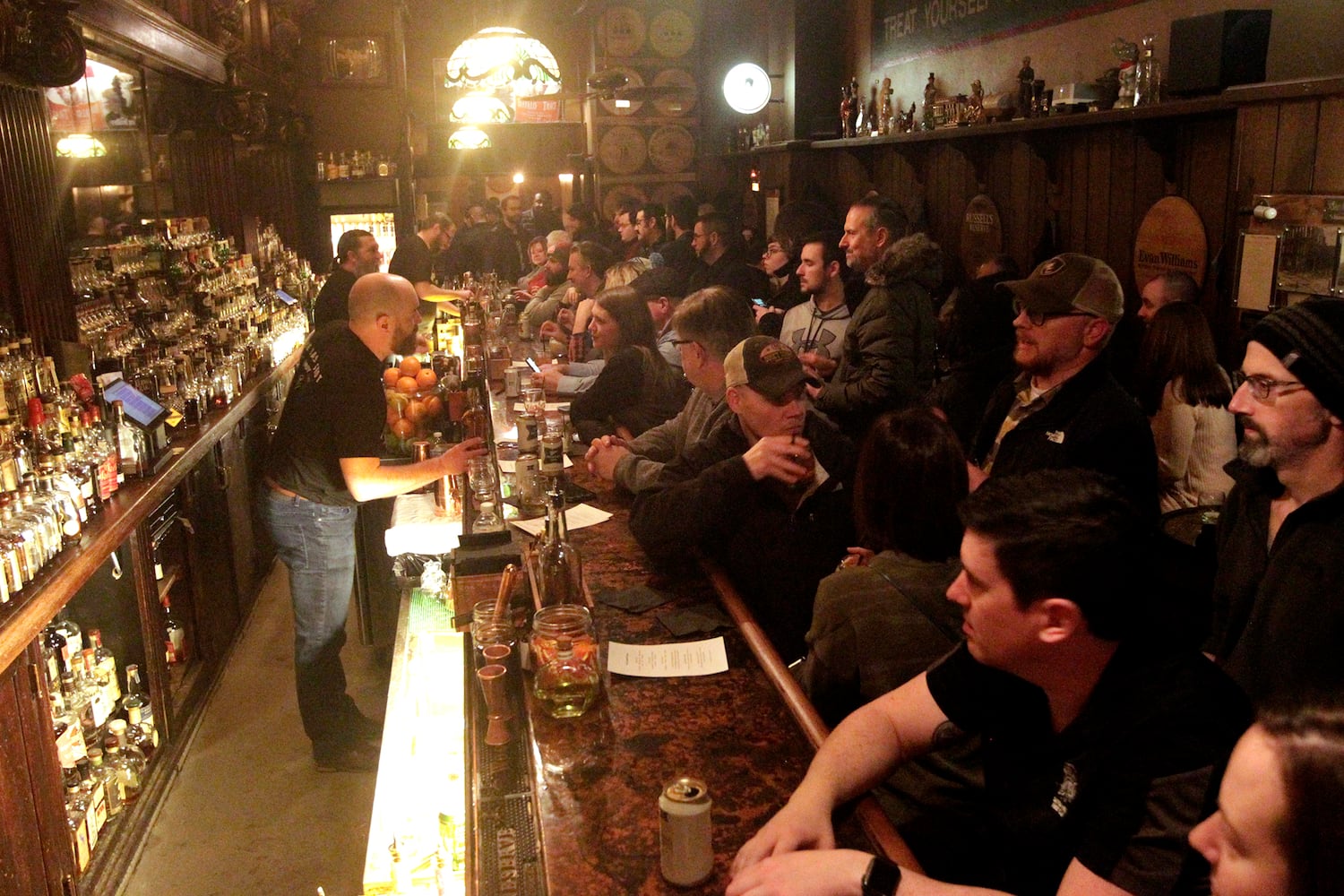 PHOTOS: Revelers pack the Century Bar to say goodbye on New Year’s Eve