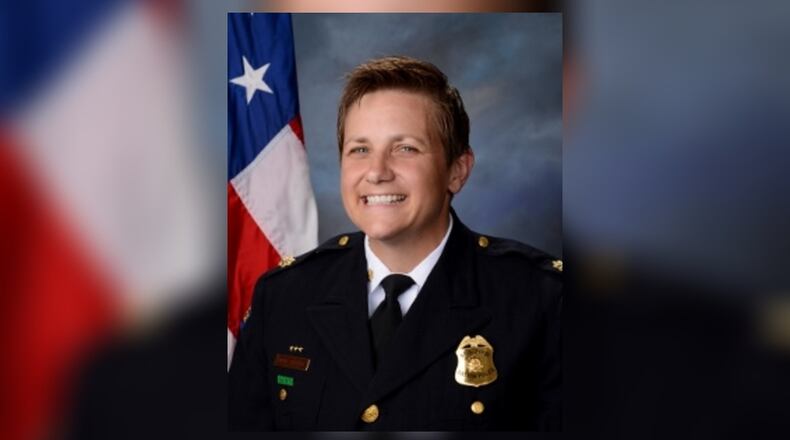 Major Wendy Stiver of the Dayton Police Department.