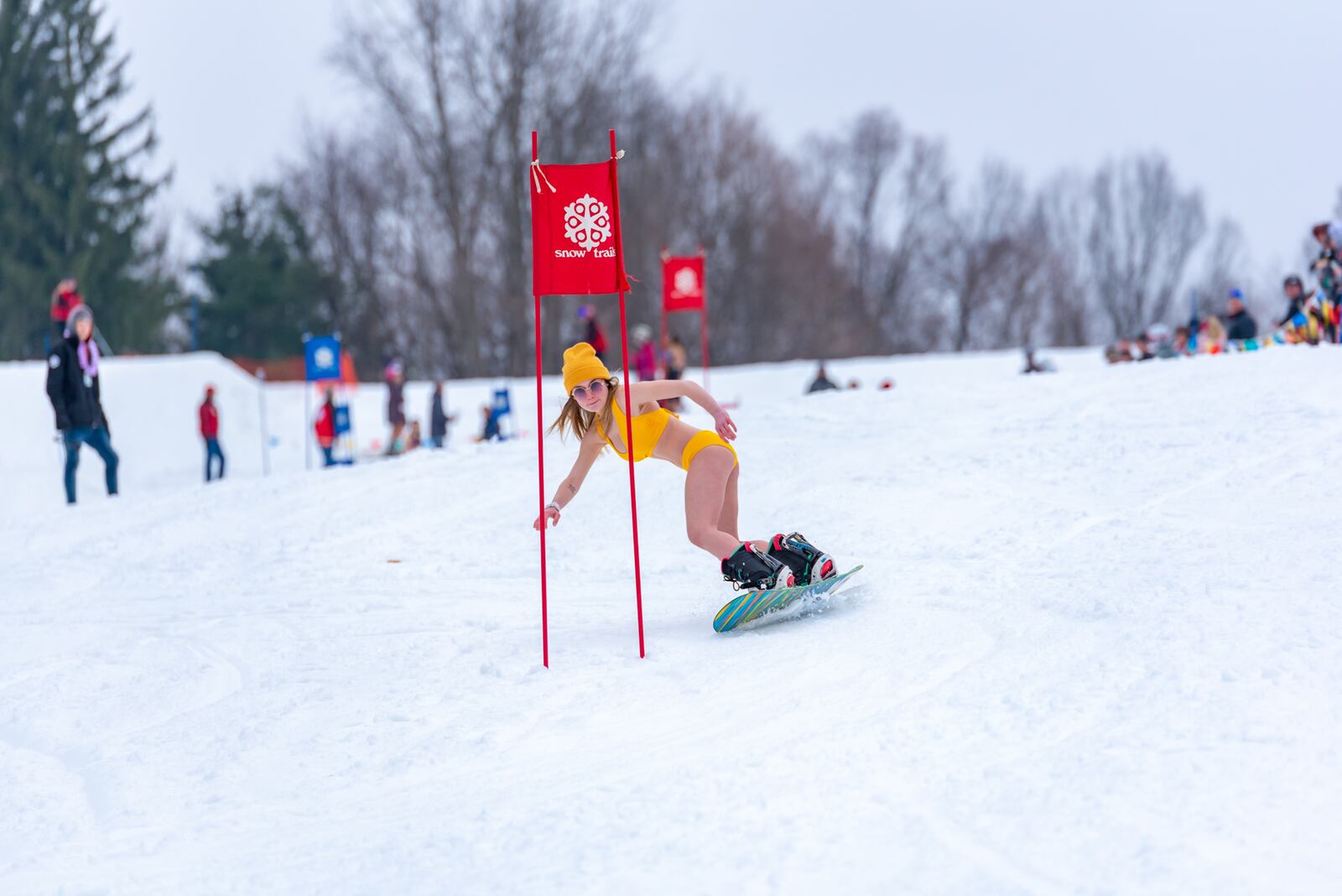 On Feb. 22 and 23, Snow Trails in Mansfield will be hosting its wildly popular Carnival event. Special activities include a Chippendale race. NATE WOLLESON/CONTRIBUTED