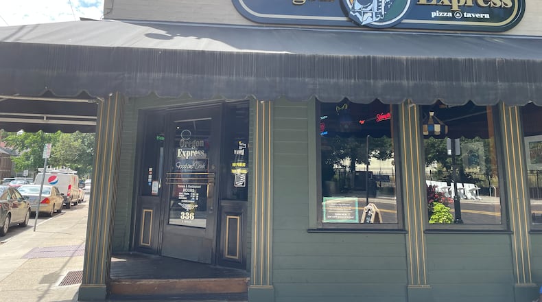 The Oregon Express, located at 336 E. Fifth St. in Dayton, is for sale. NATALIE JONES/STAFF