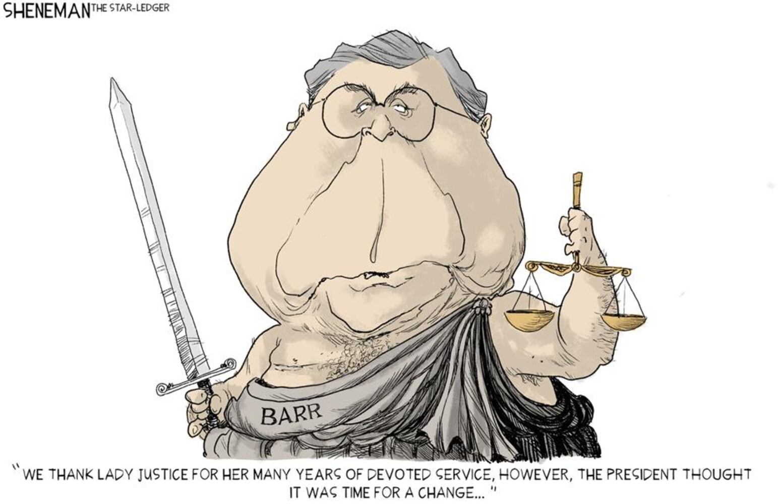 Week in cartoons: Black Lives Matter, Bill Barr and more