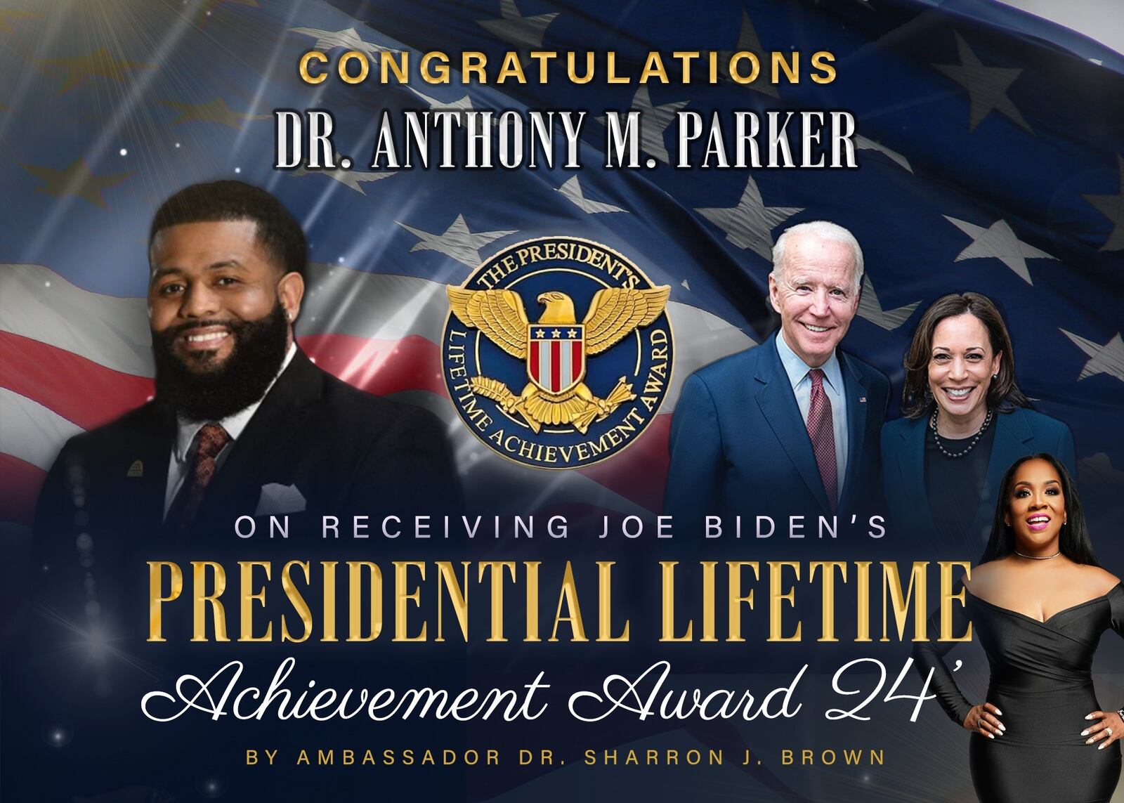 Anthony Parker received the President’s Lifetime Achievement Award this year for his many years of Good Samaritan work involving the youth of the Miami Valley CONTRIBUTED