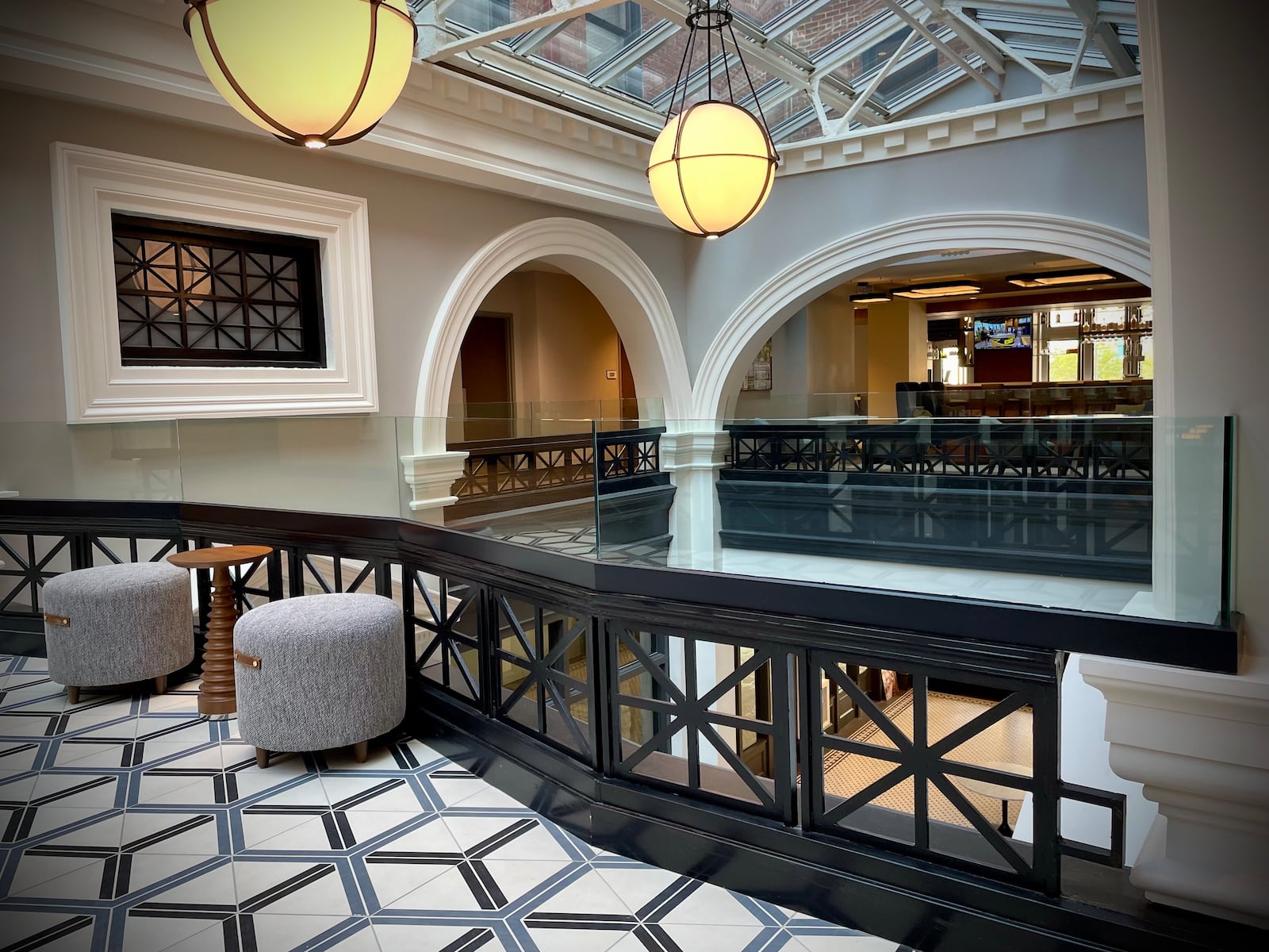 The Garden Grille & Bar is located on the second floor of the Hilton Garden Inn Dayton Downtown at 18 W. Third St. NATALIE JONES/STAFF