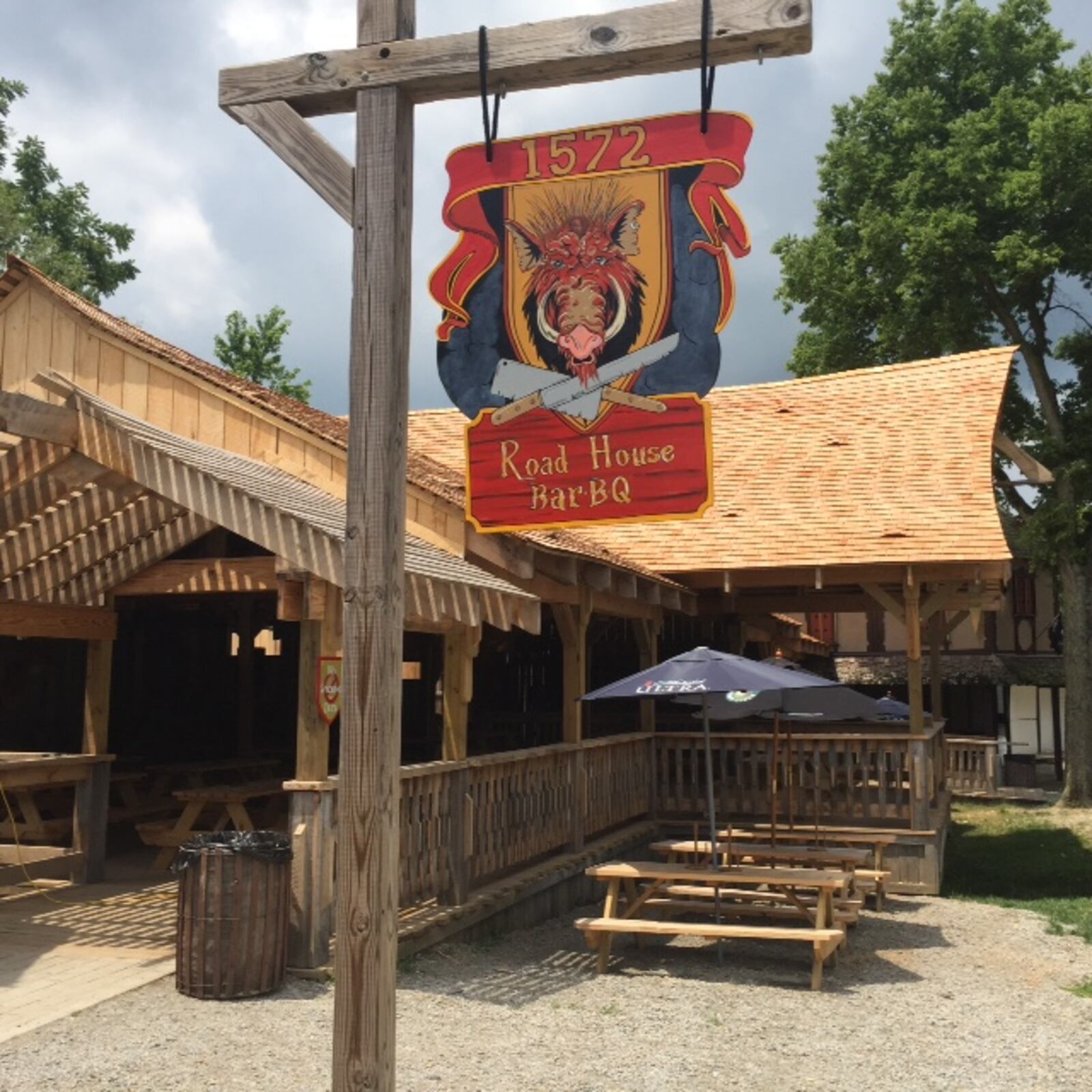 1572 Roadhouse Bar-B-Q opened its doors to the public on the grounds of the Ohio Renaissance Festival at 10542 E. State Route 73 near Waynesville.