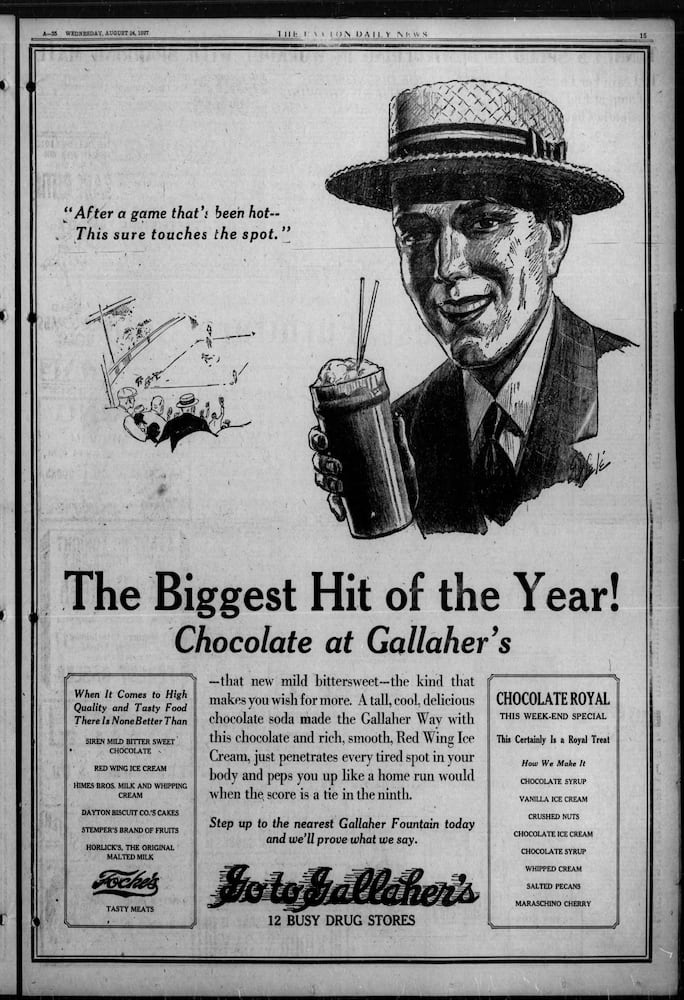 Vintage Restaurant advertising DDN