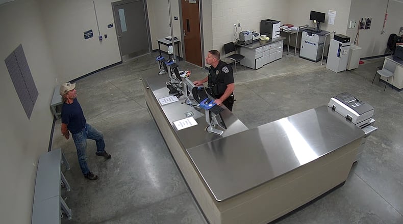 Hamilton Police Officer Stephen Heffernan was found to have violated the department's use of force policy after injuring Michael Yordy, 62, of Hamilton. Yordy was arrested on an active warrant. The officer was suspended for 20 days and Yordy had his charges dismissed. CONTRIBUTED/CITY OF HAMILTON PD