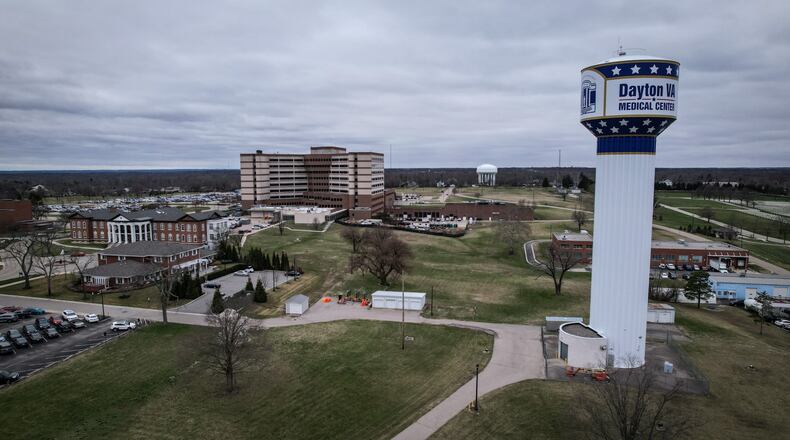 The Dayton VA Medical Center building was built in 1991 on 207 acres. JIM NOELKER/STAFF