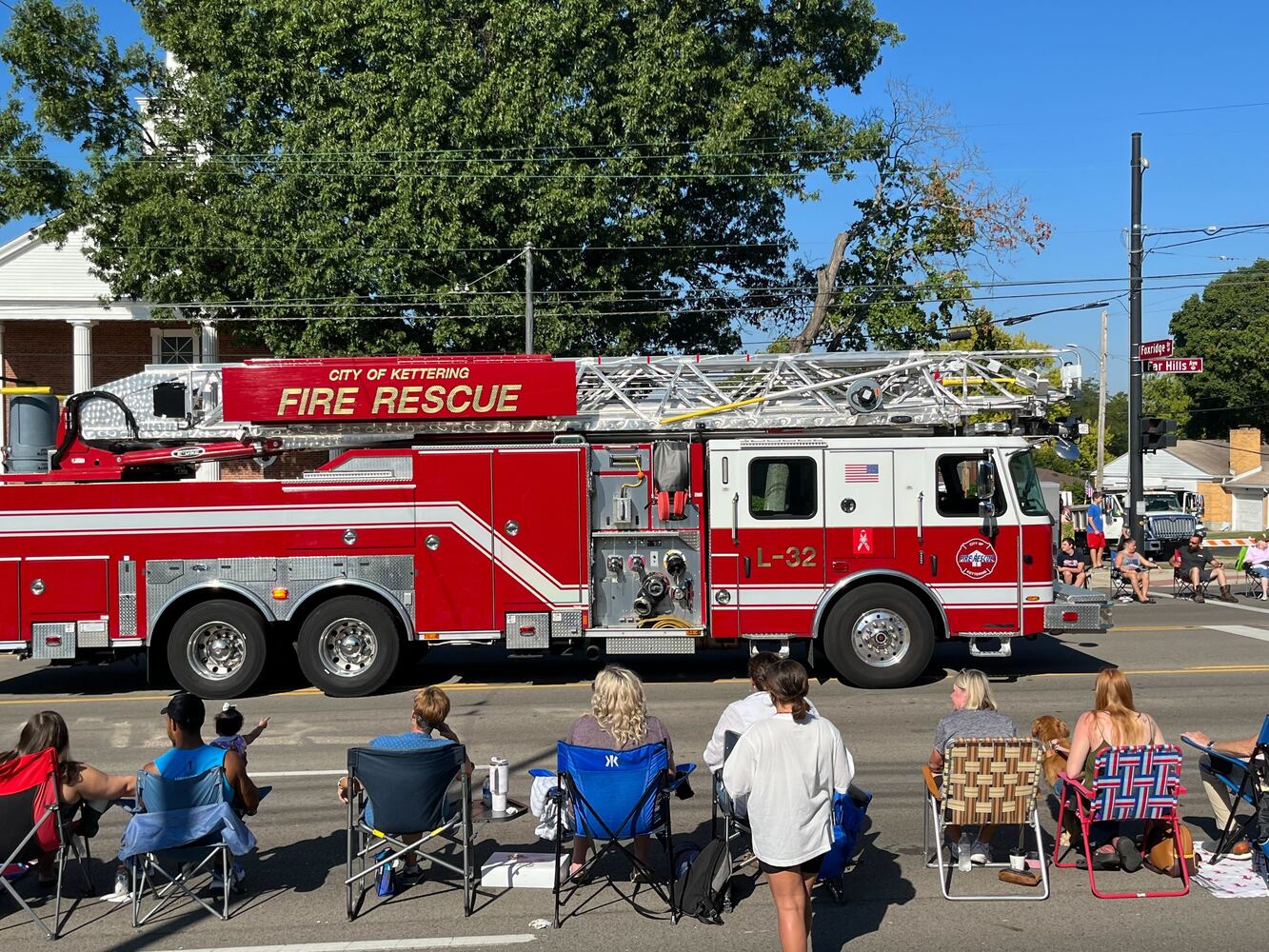 2023 Holiday at Home parade in Kettering