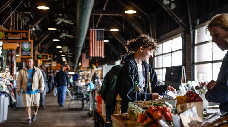 2nd Street Market, a facility of Five Rivers MetroParks located at 600 E. Second St. in Dayton, is open 11 a.m. to 3 p.m. Friday, 9 a.m. to 3 p.m. Saturday and 11 a.m. to 3 p.m. Sunday. JIM NOELKER/STAFF