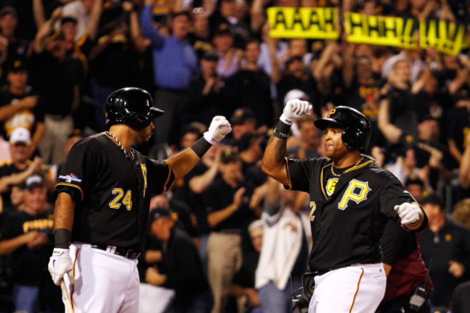 The scene from PNC Park