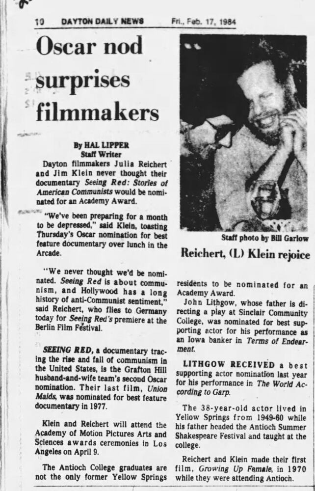 PHOTOS: Julia Reichert and Steven Bognar, filmaking talents, have made news through the years