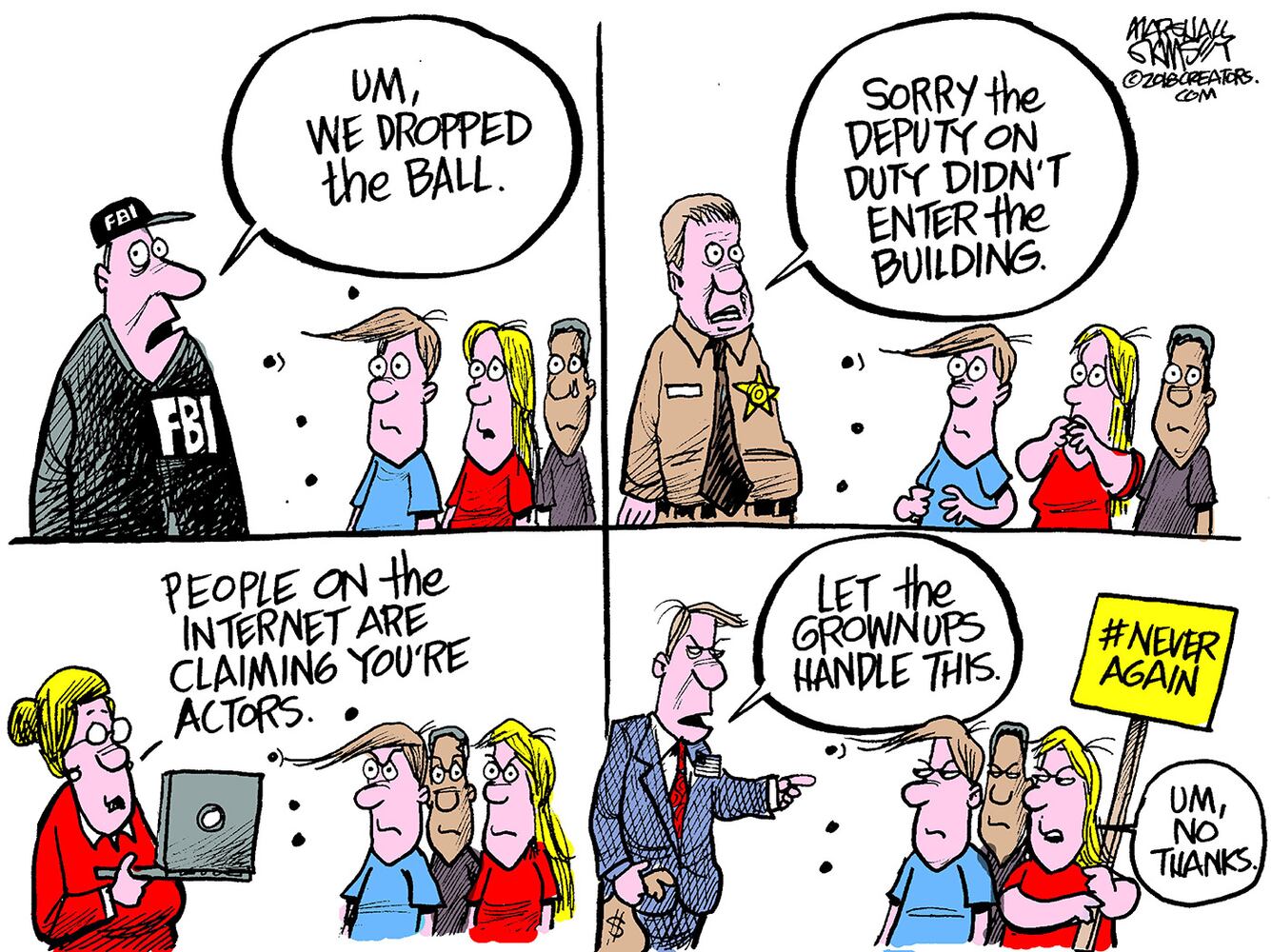 Week in cartoons: The NRA, arming teachers and more