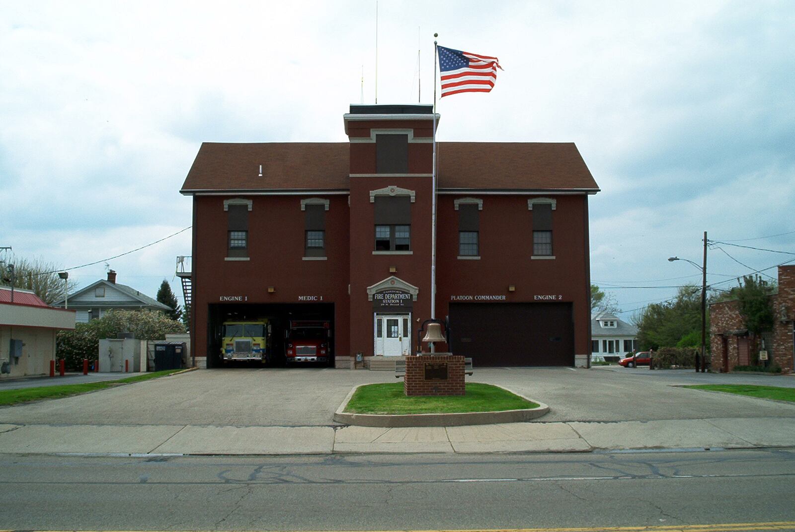 Exterior of Fairborn Old Fire Station #1, undated. Courtesy of the Fairborn Area Historical Society.