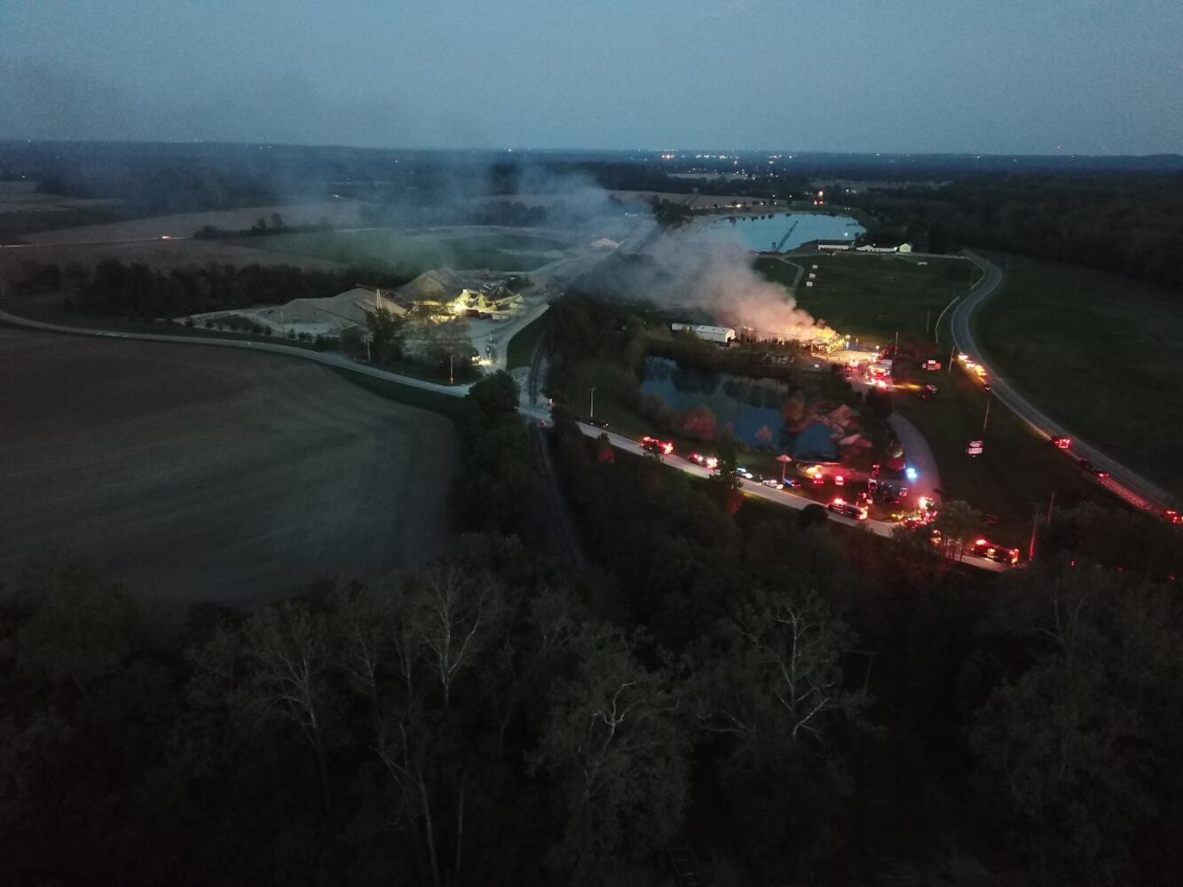 PHOTOS: Fire destroys Germantown lawn equipment business