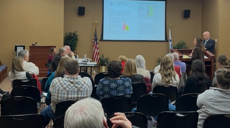 At a Butler County Board of Zoning Appeals meeting Tuesday, March 17, 2026, Garver Family Farm Market co-owner and manager Alayna Taylor-Garver spoke in favor of the market retaining its agricultural zoning classification. CONTRIBUTED/ALAYNA TAYLOR-GARVER