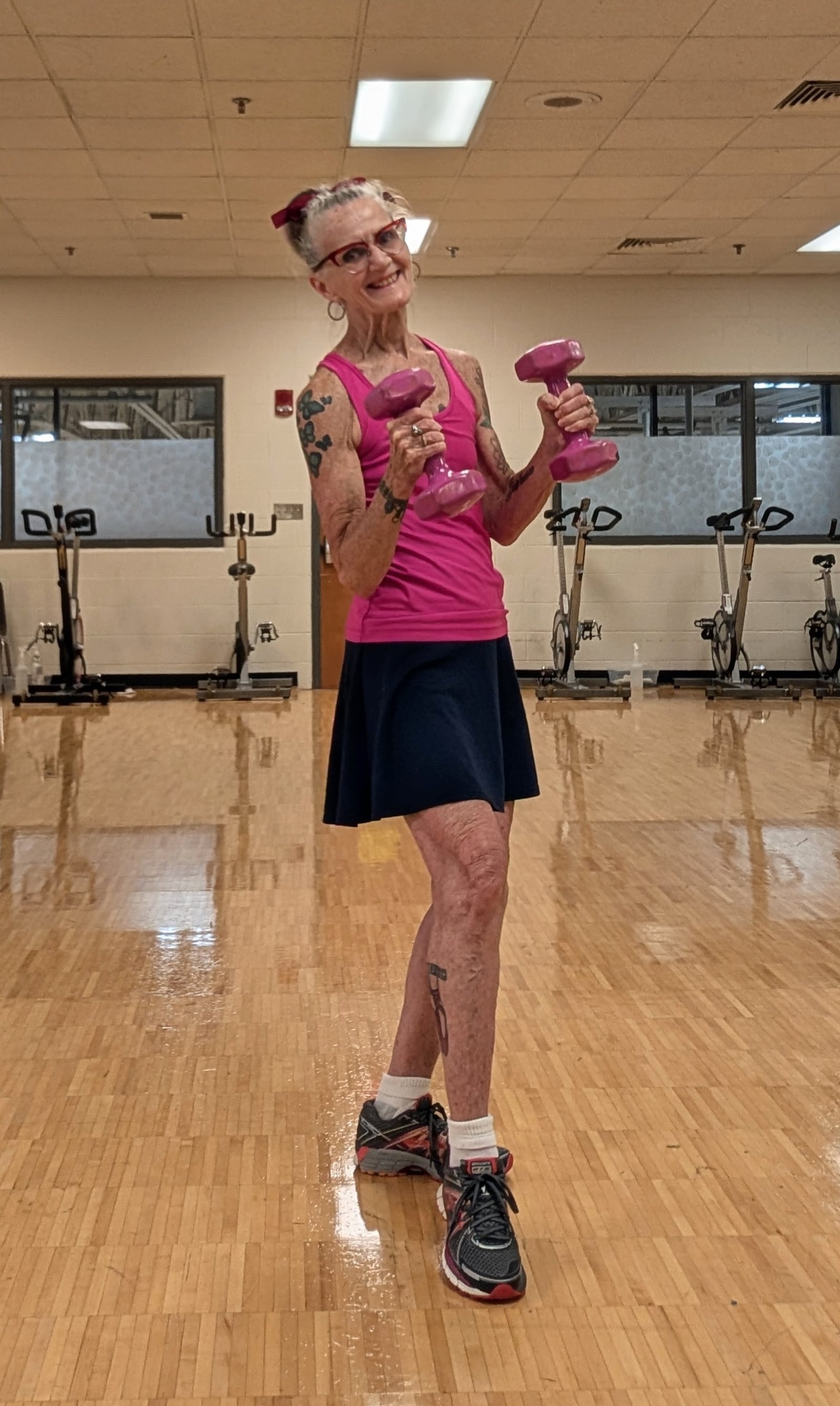 Nancy Boss' classes at Kettering Recreation Complex include land aerobics, weights and various styles of dance. CONTRIBUTED