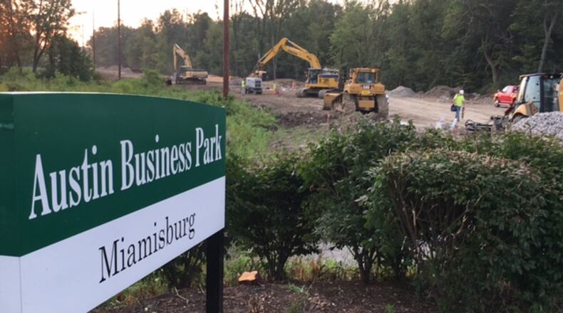 A new 60,000 square foot building is being planned for the Austin Business Park in Miamisburg. NICK BLIZZARD/STAFF