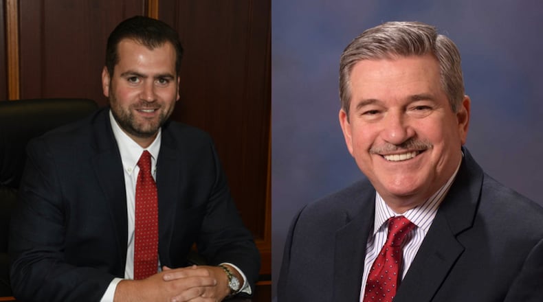 The candidates for Montgomery County Auditor in the Nov. 8, 2022 election are Karl Kordalis (left) and Karl Keith (right)