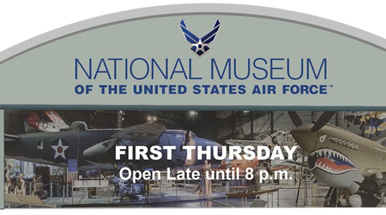 The National Museum of the U.S. Air Force will remain open until 8 p.m. the first Thursday of each month in 2020. (U.S. Air Force graphic)