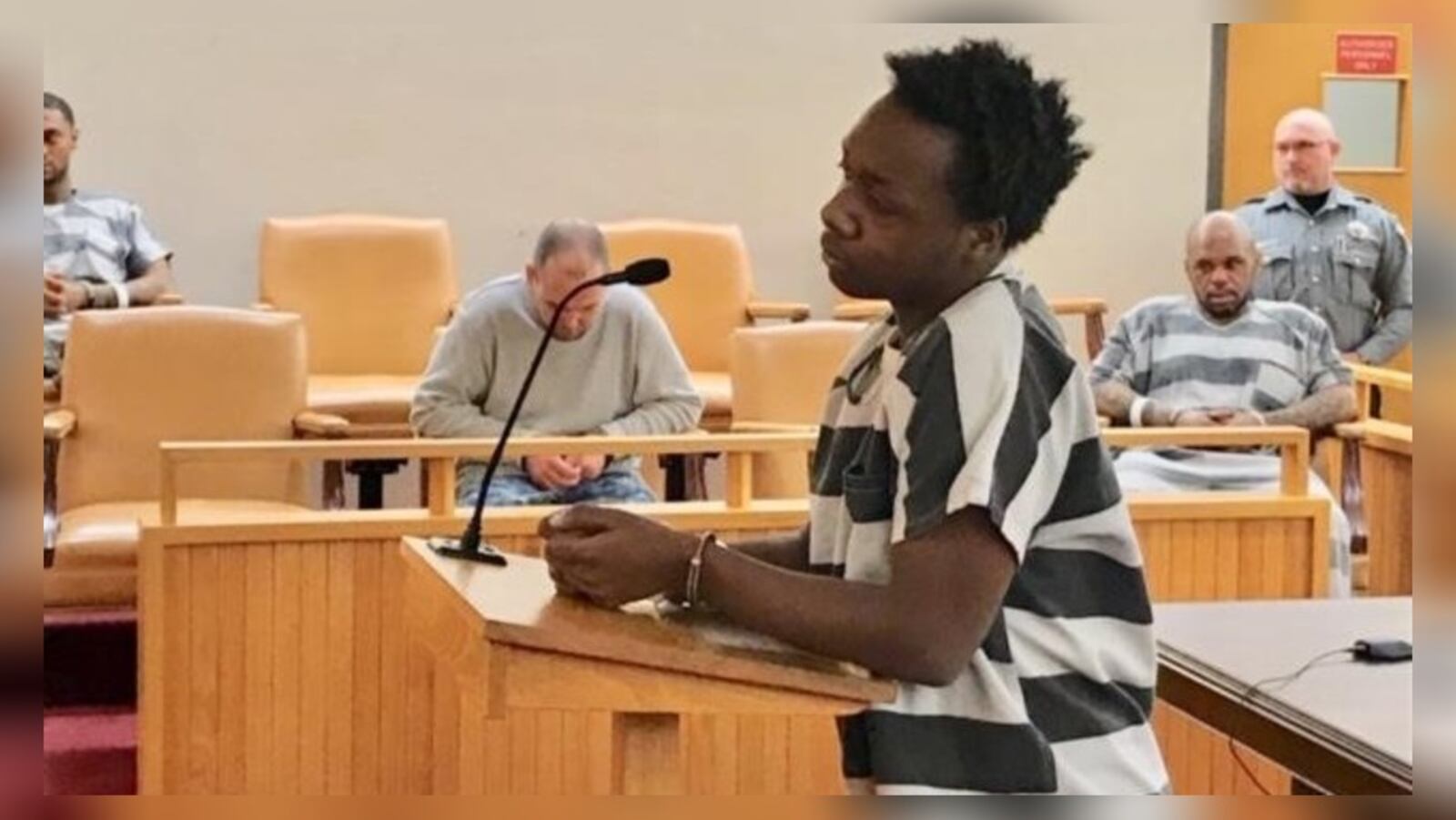 Jamari Stephens appears Dec. 19, 2018, in Clark County Municipal Court in Springfield.