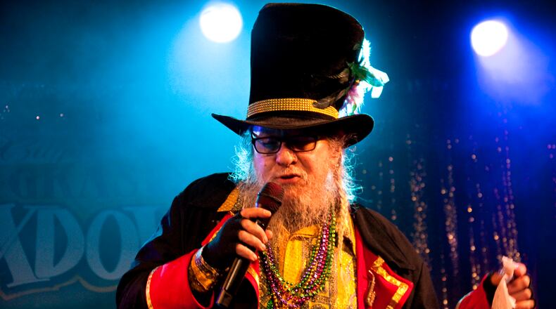 Danny Sauers at the Mardi Grad Threauxdown, 2024. Photo credit: Chris Corn