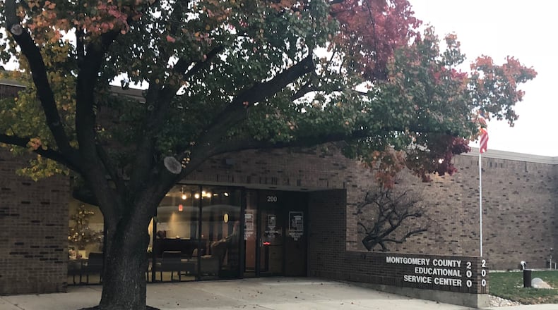 The Montgomery County Educational Service Center building on Keowee Street in Dayton.