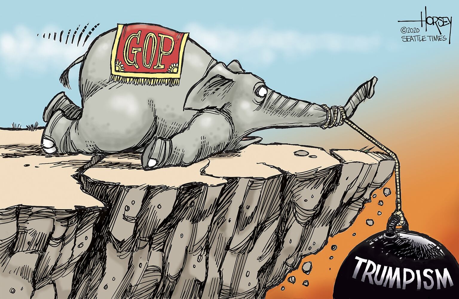 Week in cartoons: Town halls, Amy Coney Barrett and more