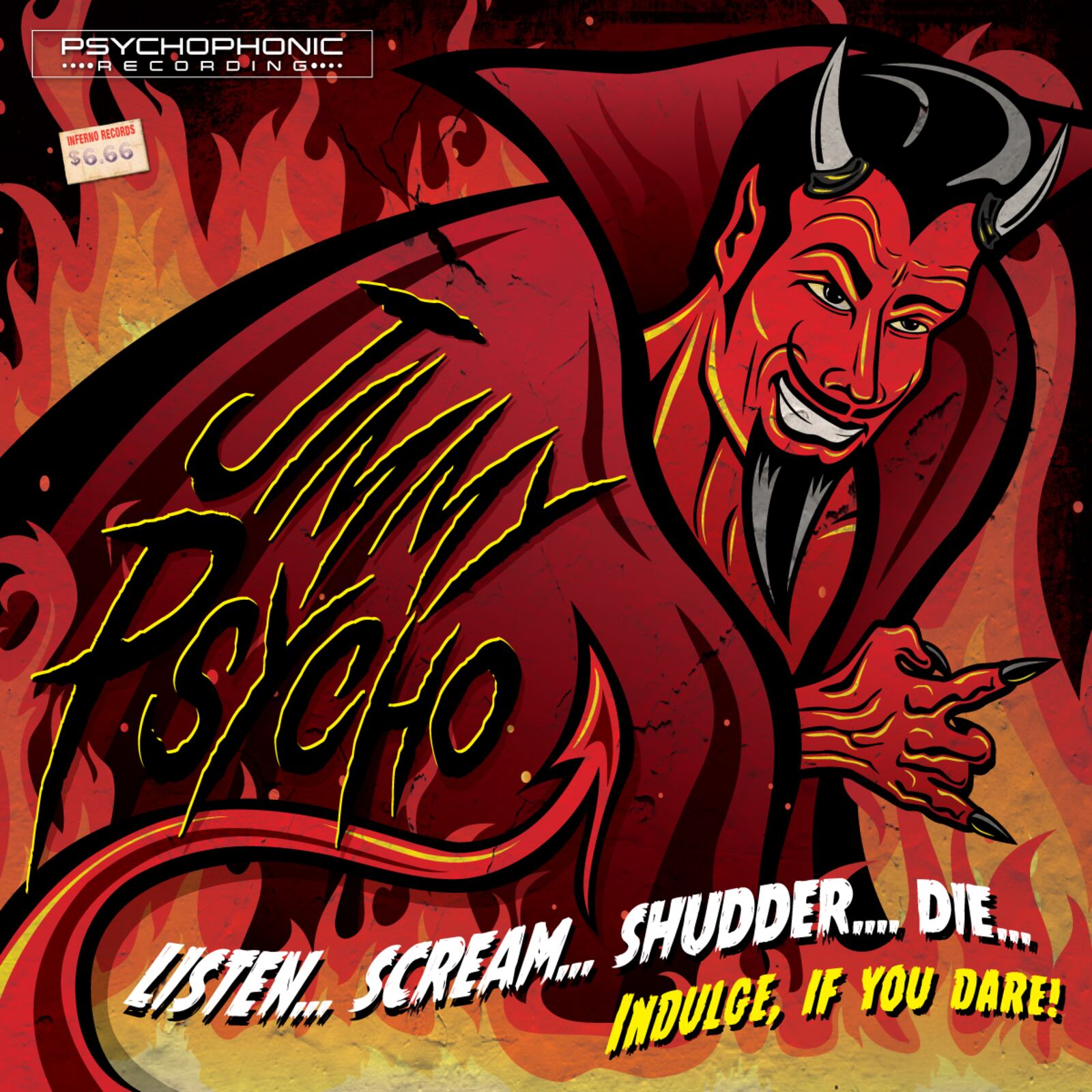 Dayton-based musician Jimmy Psycho's new album, “Listen…Scream…Shudder…Die…” (Rot N Roll Army Records), is collection of Halloween-themed songs.