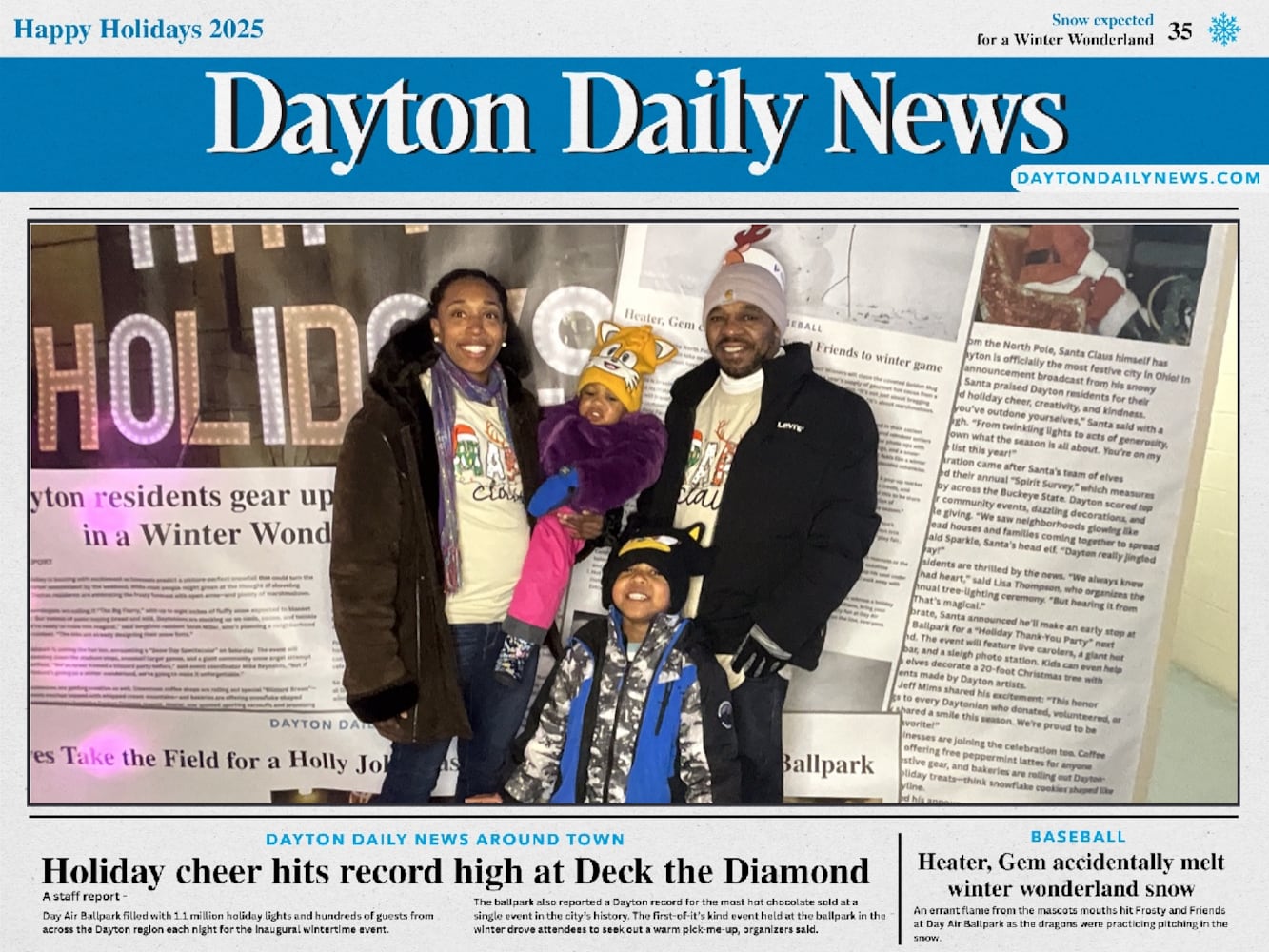 Did we spot you at Deck the Diamond?