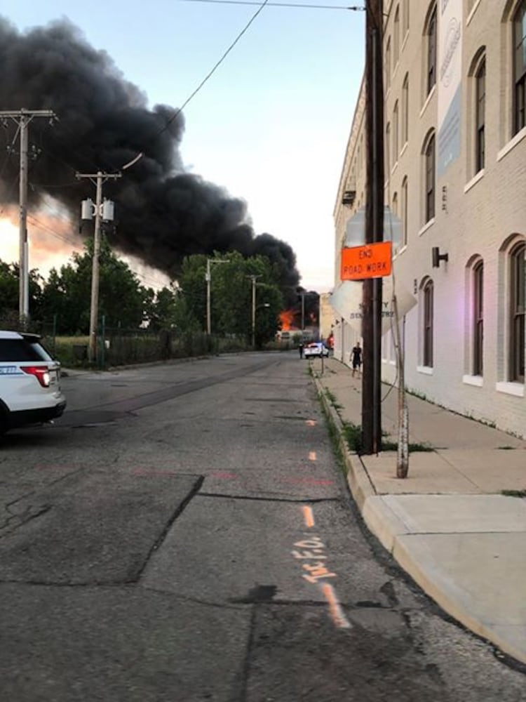Downtown Dayton Fire