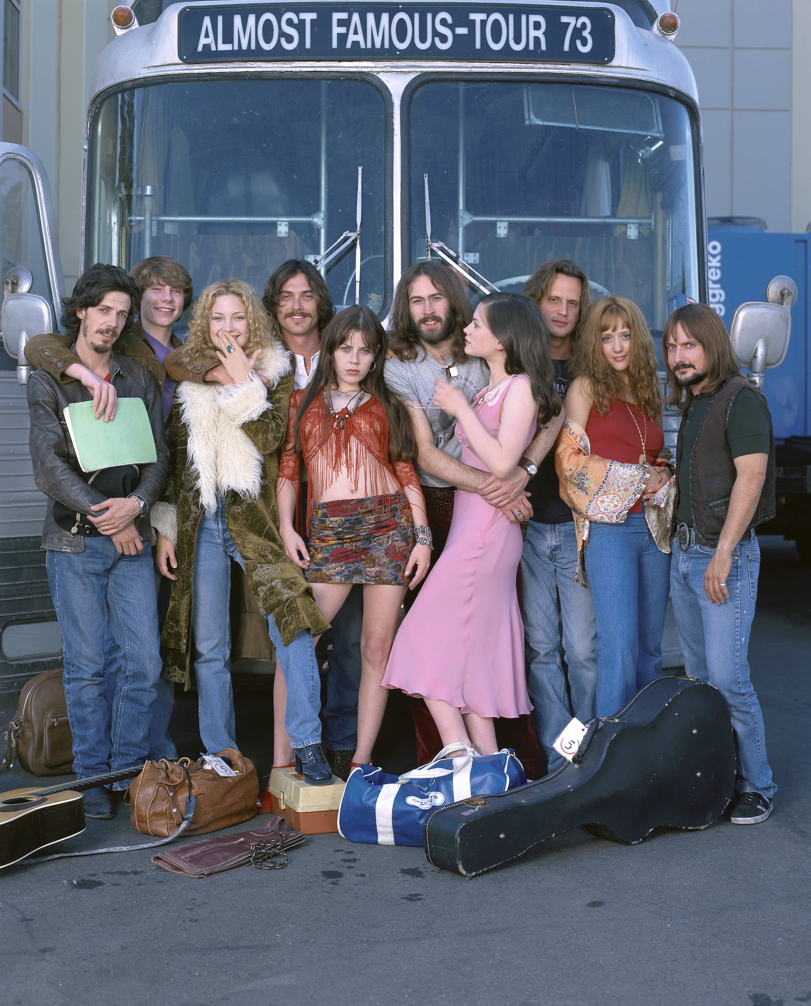 "Almost Famous," the Cameron Crowe- directed film which stars Billy Crudup and Kate Hudson, follows a band as they tour the country. FILE 