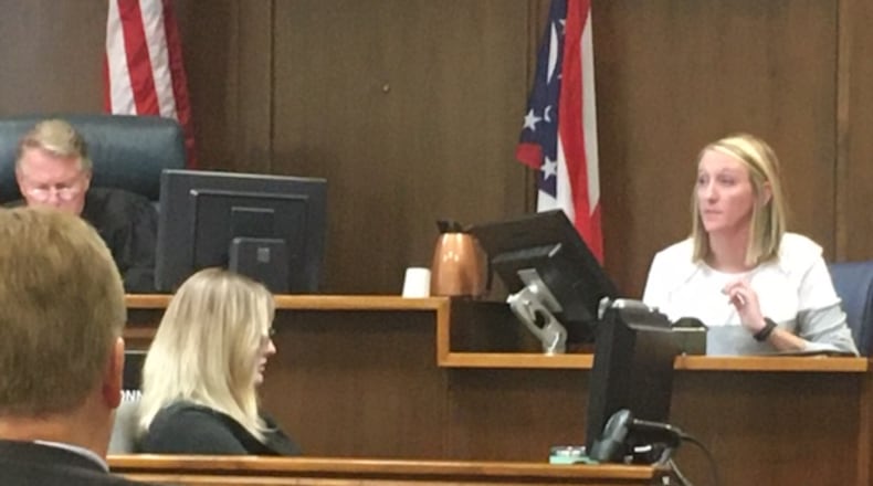 Jennifer Copeland testifies in common pleas court