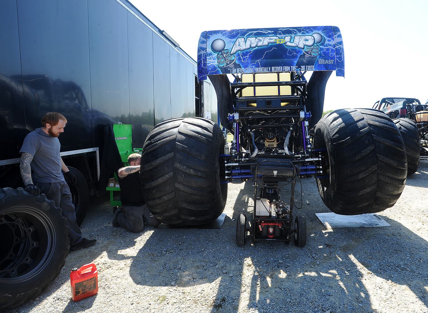 Monster trucks at Montgomery County Fairgrounds