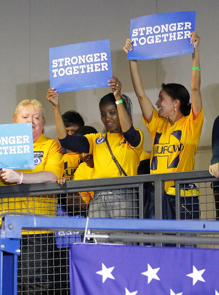Vice President Joe Biden campaigns at Sinclair for Hillary Clinton