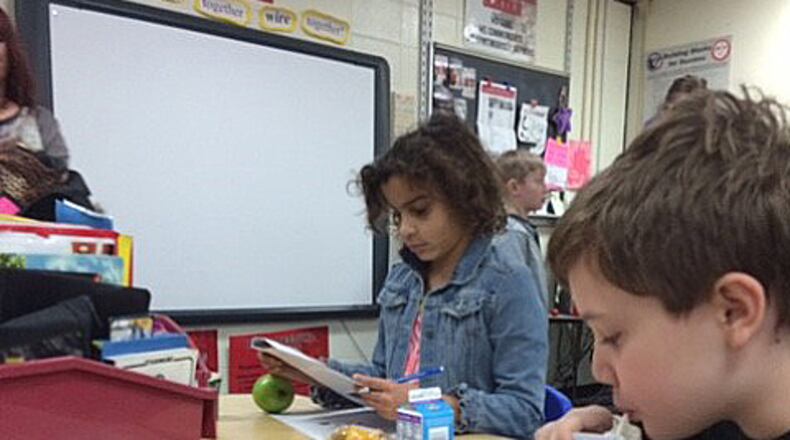 A school breakfast program that includes milk can improve student academic performance, behavior and attentiveness. (Image provided by West Carrollton City Schools.)