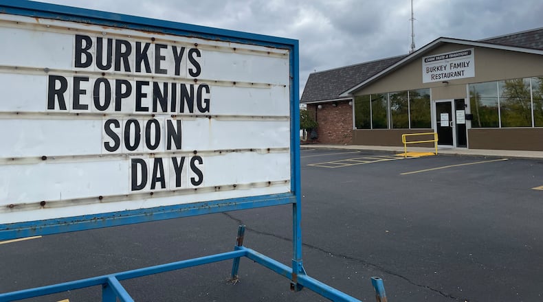 Burkey Family Restaurant is reopening under new ownership at 670 Shiloh Springs Road in Harrison Township. NATALIE JONES/STAFF