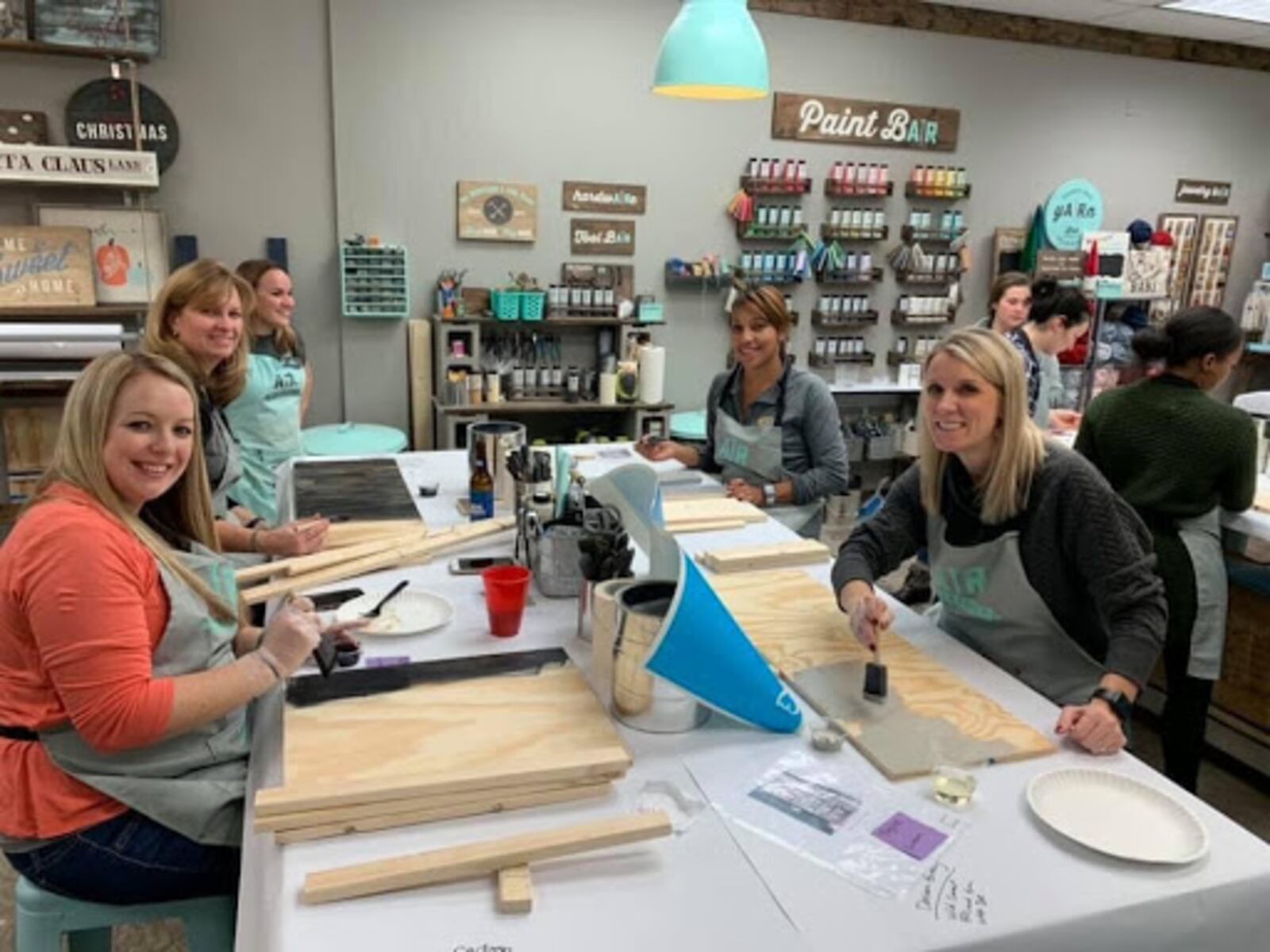A workshop in progress at AR Workshop in Centerville.