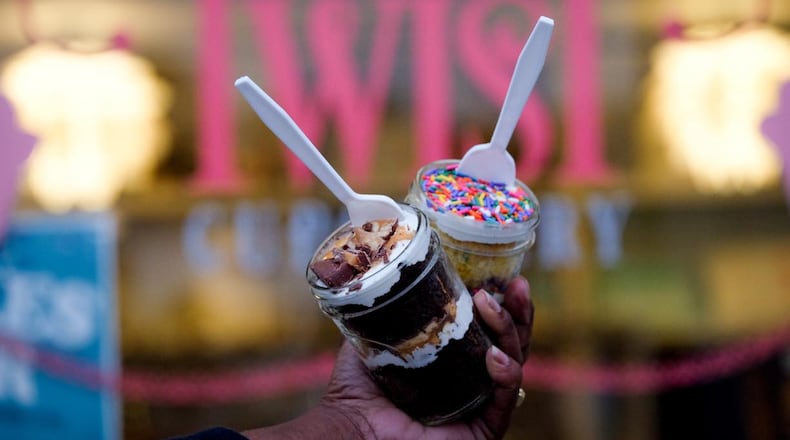 Twist Cupcakery's Cake in a Jar treats have become especially popular during the pandemic.