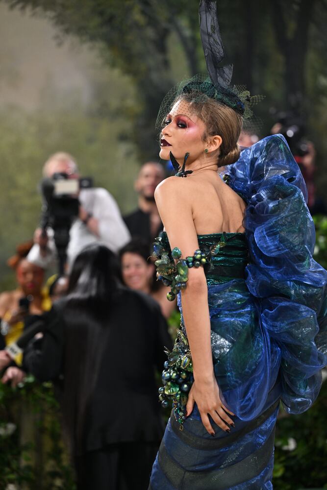 Zendaya at the Metropolitan Museum of Art's Costume Institute benefit gala in New York, May 6, 2024. (Nina Westervelt/The New York Times)