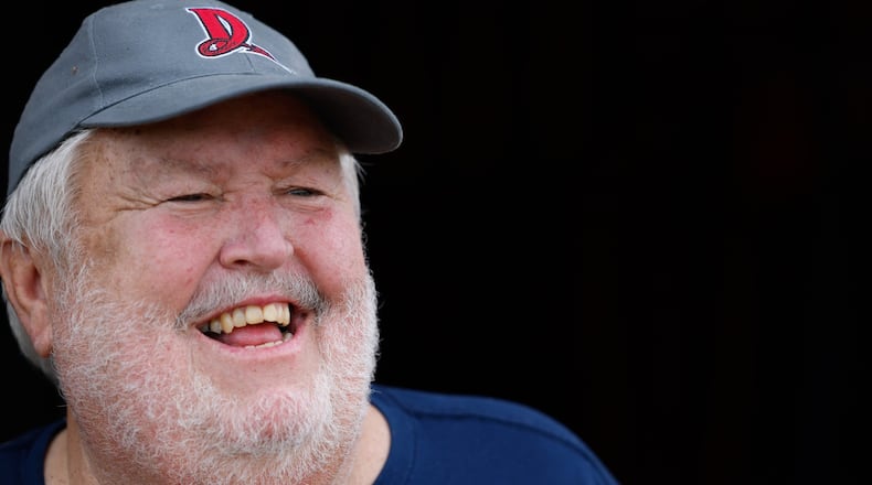 Former principle and teacher, Tom Geglein now retired, works with the soccer club and parks board in Germantown. JIM NOELKER/STAFF