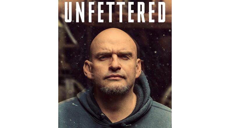 This book cover image released by Crown shows "Unfettered" by John Fetterman. (Crown via AP)