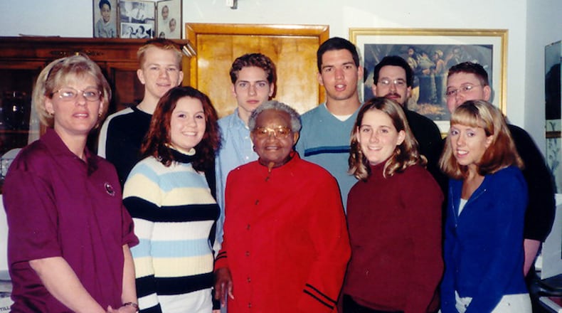 The movie “Till,” which opened in October, "really demonstrates that Mamie (center) was deeply caring" and committed to civil rights, according to John Wilson, then a social studies teacher. Contributed photos